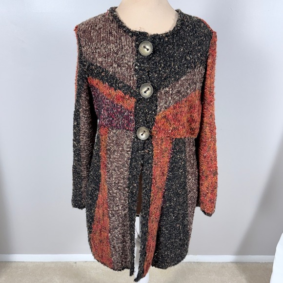 Maurices Sweaters - Maurices Cardigan Sweater Women S Patchwork Knit Longline Boho Open Front